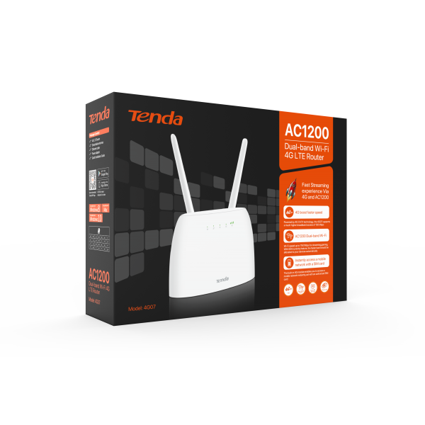 Tenda AC1200 Dual-Band Wi-Fi 4G LTE Router (TND-4G07) - Image 3