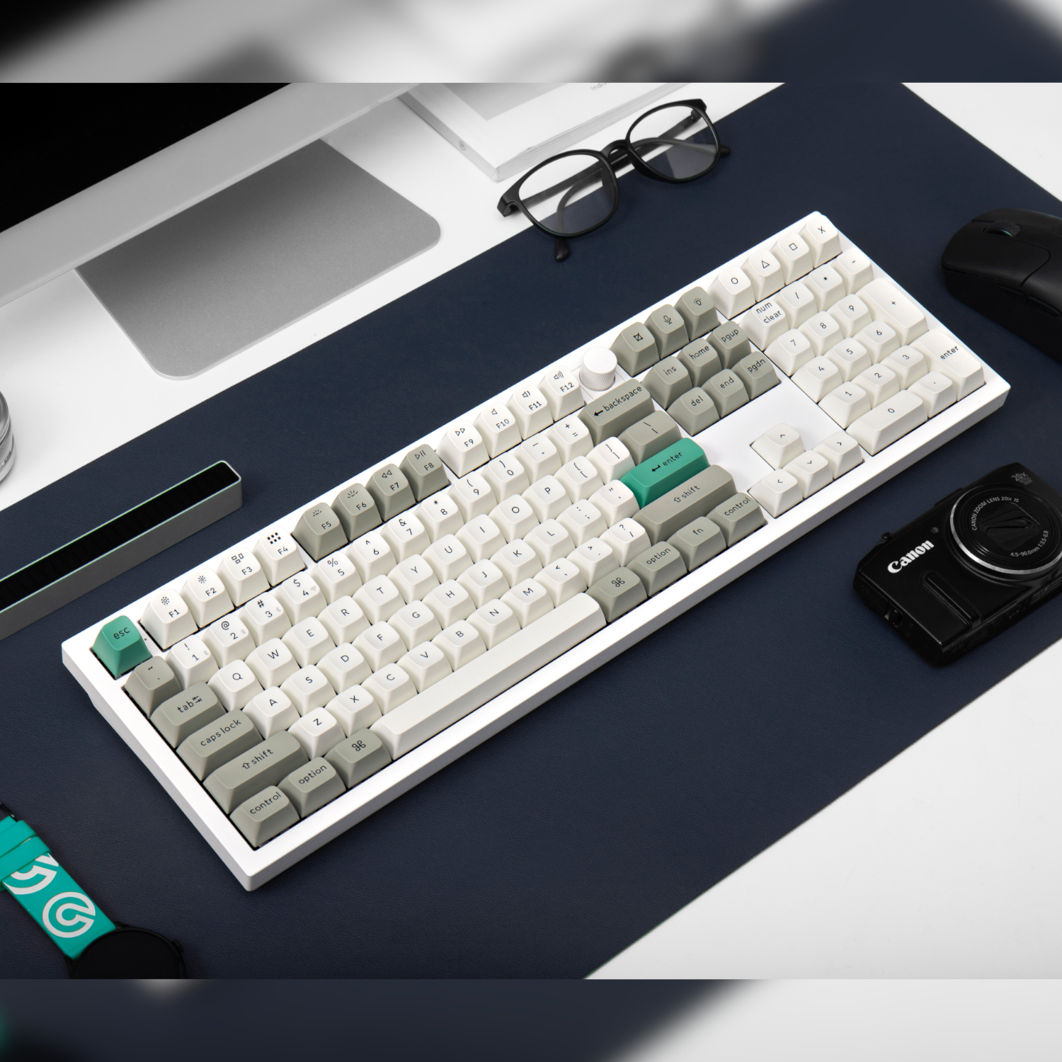 Keychron Q6 Max QMK/VIA Wireless Custom Mechanical Keyboard KSA Gateron Red Jupiter Switches - Shell White - Image 5