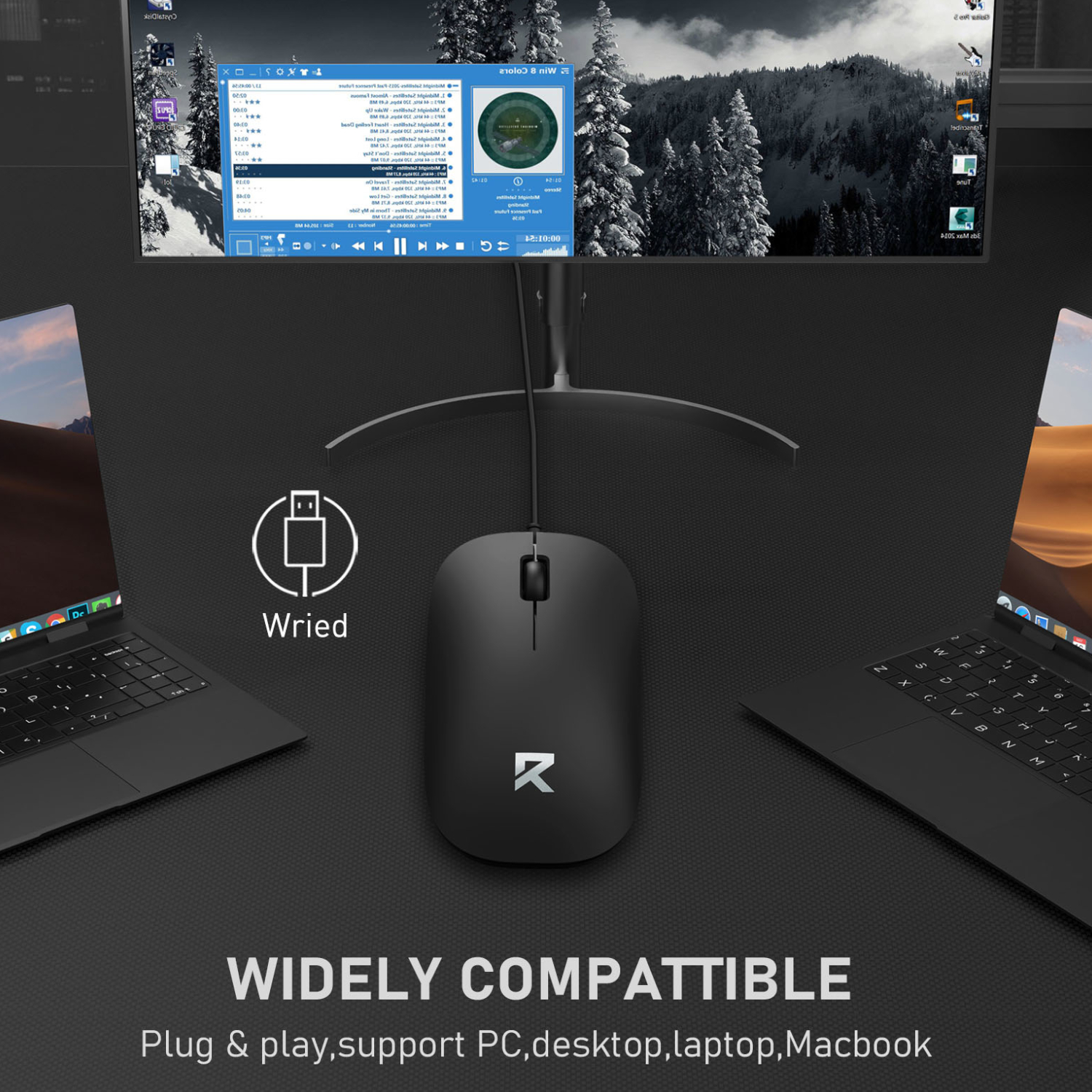 Redragon BM-2892 1200 DPI Wired Optical Mouse – Black - Image 13