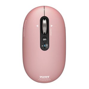 Port Connect PURE MAC Rechargeable Wireless and Bluetooth Mouse - Copper Rose