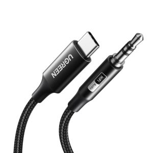 UGREEN USB Type-C to 3.5mm AUX Audio Cable 3M - Black