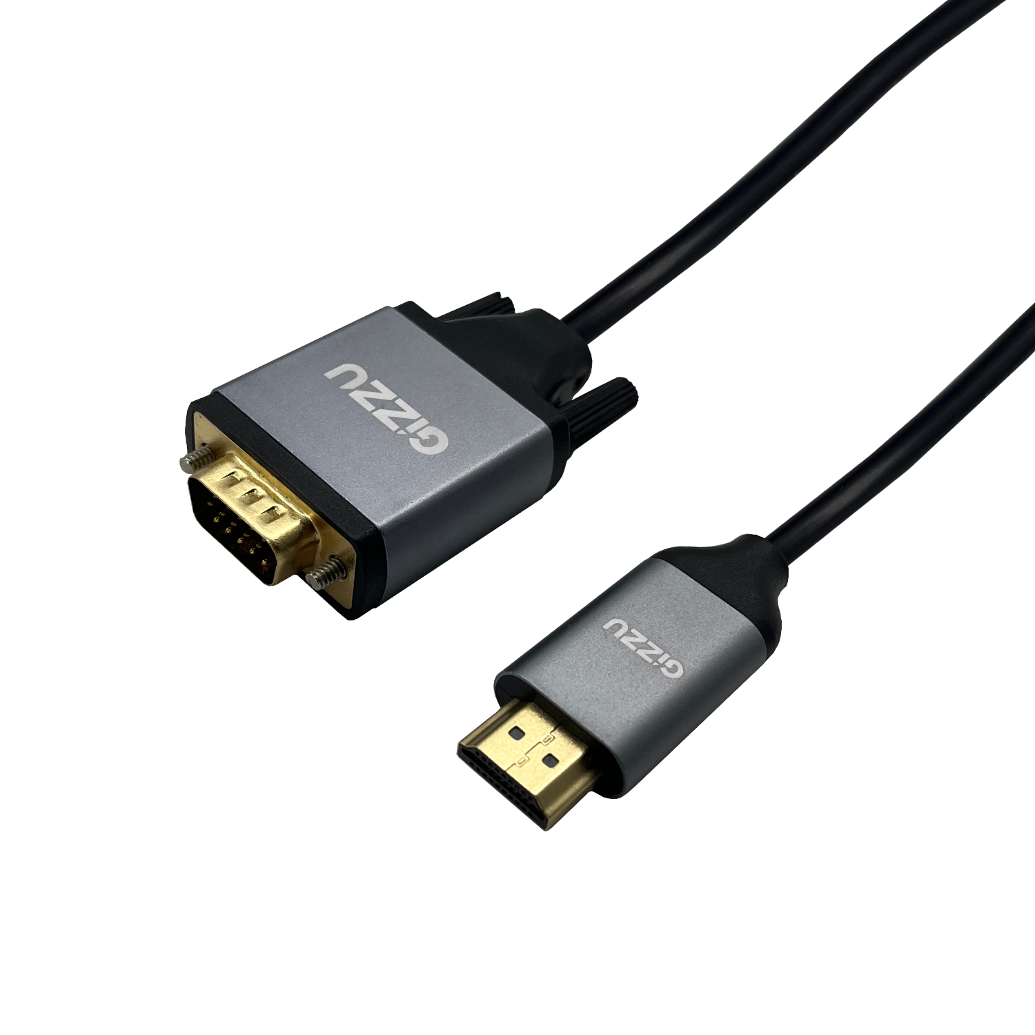 Gizzu Full HD HDMI to VGA Cable (1.8m) - Black