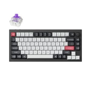 Keychron Q1H-M1 QMK Wireless Custom Keyboard - Black